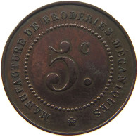 FRANCE 5 CENTIMES  5 CENTIMES HARLY ST. QUENTIN Julien Daltroff #t130 0161 - Other & Unclassified