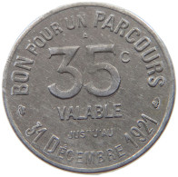 FRANCE 35 CENTIMES  TRANSPORTS EN COMMUN REGION PARISIENNE #t130 0425 - Autres & Non Classés