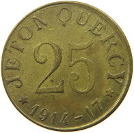 FRANCE 25 CENTIMES 19141917 MONTPELLIER 1916-1917 #t130 0243 - Autres & Non Classés