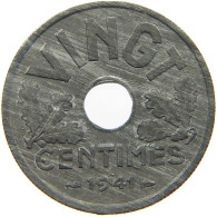 FRANCE 20 CENTIMES 1941  #t157 0231 - Otros & Sin Clasificación