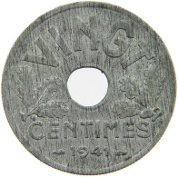 FRANCE 20 CENTIMES 1941  #a086 0449 - Otros & Sin Clasificación