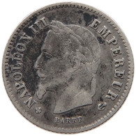 FRANCE 20 CENTIMES 1867 BB Napoleon III. (1852-1870) #s012 0017 - 20 Centimes