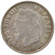 FRANCE 20 CENTIMES 1867 A Napoleon III. (1852-1870) #t138 0255 - 20 Centimes