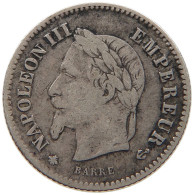 FRANCE 20 CENTIMES 1867 A Napoleon III. (1852-1870) #s017 0177 - 20 Centimes