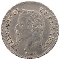 FRANCE 20 CENTIMES 1866 BB Napoleon III. (1852-1870) #t112 1393 - 20 Centimes