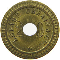 FRANCE 20 CENTIMES  CONSOMMER TOKEN LEPAGE URBAIN #a094 0425 - Autres & Non Classés