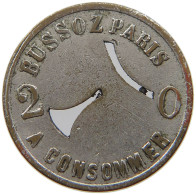 FRANCE 20 CENTIMES  CONSOMMER #t130 0339 - Altri & Non Classificati