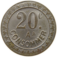 FRANCE 20 CENTIMES  CONSOMMER #t130 0341 - Otros & Sin Clasificación