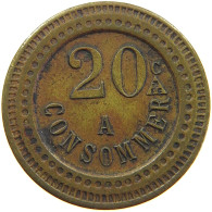 FRANCE 20 CENTIMES  CONSOMMER #c054 0417 - Sonstige & Ohne Zuordnung