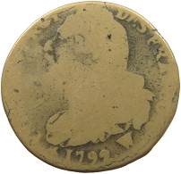 FRANCE 2 SOLS 1792 W Louis XVI (1774-1793) #c009 0151 - 1791-1792 Constitution (An I)