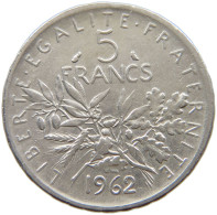 FRANCE 5 FRANCS 1962  #a082 0121 - 5 Francs