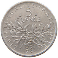 FRANCE 5 FRANCS 1961  #a057 0631 - 5 Francs