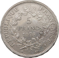 FRANCE 5 FRANCS 1875 A  #t089 0251 - 5 Francs