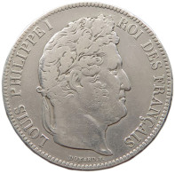 FRANCE 5 FRANCS 1840 B LOUIS PHILIPPE I. (1830-1848) #a001 0119 - 5 Francs