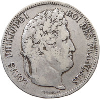 FRANCE 5 FRANCS 1842 W LOUIS PHILIPPE I. (1830-1848) #t089 0327 - 5 Francs