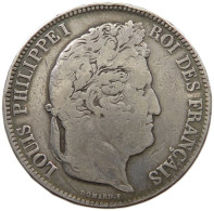 FRANCE 5 FRANCS 1833 D LOUIS PHILIPPE I. (1830-1848) #t159 0031 - 5 Francs