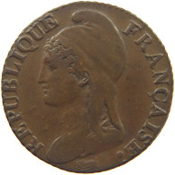 FRANCE 5 CENTIMES L'AN 4 A  #t001 0115 - 5 Centimes