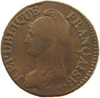 FRANCE 5 CENTIMES AN 7/5 BB/A  #t016 0155 - 5 Centimes