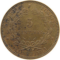 FRANCE 5 CENTIMES 1896 A  #t156 0597 - 5 Centimes