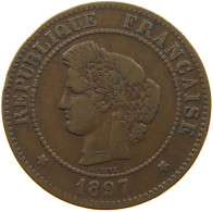 FRANCE 5 CENTIMES 1897 A  #a032 0101 - 5 Centimes