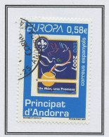 Andorre Espagnol - Andorra 2007 Y&T N°331 - Michel N°341 (o) - 0,58€ EUROPA - Usados