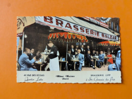 BRASSERIE LIP SAINT GERMAIN DES PRES CITROEN 2 CV TERRASSE SERVEUR - Restaurantes