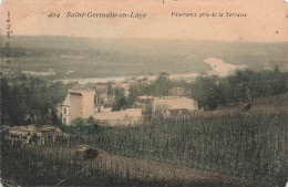 FRANCE - Saint Germain En Laye - Panorama Pris De La Terrasse - Colorisé - Carte Postale Ancienne - St. Germain En Laye