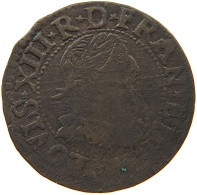 FRANCE DOUBLE TOURNOIS 1639 LOUIS XIII. (1610–1643) #a015 0499 - 1610-1643 Ludwig XIII. Der Gerechte