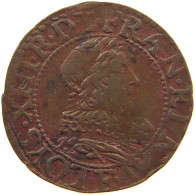 FRANCE DOUBLE TOURNOIS 1634 E LOUIS XIII. (1610–1643) #c034 0237 - 1610-1643 Louis XIII The Just