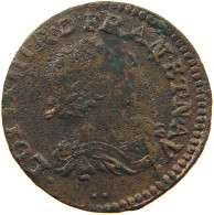 FRANCE DOUBLE TOURNOIS 1637 LOUIS XIII. (1610–1643) #a015 0563 - 1610-1643 Louis XIII The Just