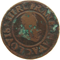 FRANCE DOUBLE TOURNOIS 1635 D LOUIS XIII. (1610–1643) #c034 0215 - 1610-1643 Luis XIII El Justo