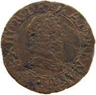 FRANCE DOUBLE TOURNOIS 1626 LOUIS XIII. (1610–1643) #a059 0179 - 1610-1643 Louis XIII The Just