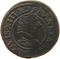 FRANCE DOUBLE TOURNOIS 1629 LOUIS XIII. (1610–1643) #t058 0121 - 1610-1643 Luigi XIII Il Giusto