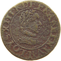 FRANCE DOUBLE TOURNOIS 1621 R LOUIS XIII. (1610–1643) #c064 0223 - 1610-1643 Luis XIII El Justo