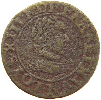 FRANCE DOUBLE TOURNOIS 1621 R LOUIS XIII. (1610–1643) #c064 0223 - 1610-1643 Louis XIII The Just