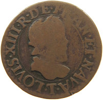 FRANCE DOUBLE TOURNOIS 1611 T LOUIS XIII. (1610–1643) #c034 0227 - 1610-1643 Ludwig XIII. Der Gerechte