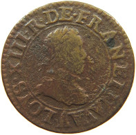 FRANCE DOUBLE TOURNOIS 1615 A LOUIS XIII. (1610–1643) #c024 0517 - 1610-1643 Louis XIII The Just