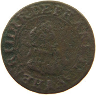 FRANCE DOUBLE TOURNOIS 1606 HENRI IV. (1589-1610) #a015 0503 - 1589-1610 Henry IV The Great