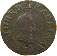 FRANCE DOUBLE TOURNOIS 1607 HENRI IV. (1589-1610) #a015 0543 - 1589-1610 Henry IV The Great