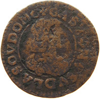 FRANCE DOMBES DOUBLE TOURNOIS 1642 Gaston D'Orléans #c032 0727 - Dombes