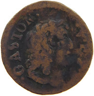 FRANCE DOMBES DENIER 1651 A Gaston D'Orléans #c065 0113 - Dombes