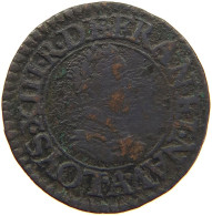 FRANCE DENIER 1617 A LOUIS XIII. (1610–1643) #c034 0241 - 1610-1643 Luigi XIII Il Giusto