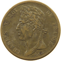 FRANCE COLONIES 5 CENTIMES 1825 A Charles X. (1824-1830) #t112 0123 - Colonie Francesi (1817-1844)