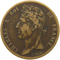 FRANCE COLONIES 5 CENTIMES 1825 A Charles X. (1824-1830) #t112 0137 - Französische Kolonien (1817-1844)