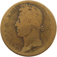 FRANCE COLONIES 10 CENTIMES 1829 Charles X. (1824-1830) #a083 0469 - Colonie Francesi (1817-1844)