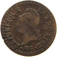 FRANCE CENTIME AN 7 A  #a094 0195 - 1 Centime