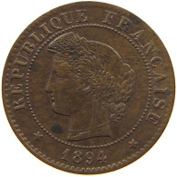 FRANCE CENTIME 1894 A  #s012 0137 - 1 Centime