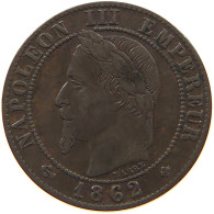 FRANCE CENTIME 1862 BB Napoleon III. (1852-1870) #t157 0207 - 1 Centime