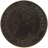FRANCE CENTIME 1862 BB Napoleon III. (1852-1870) #c050 0063 - 1 Centime