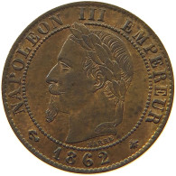 FRANCE CENTIME 1862 A Napoleon III. (1852-1870) #t058 0161 - 1 Centime